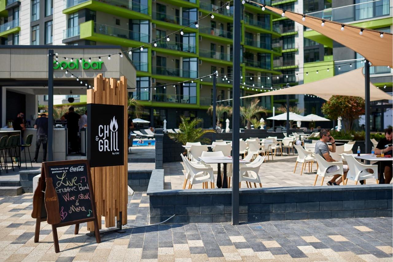 Nasty 24 Aparthotel Pool & Spa Mamaia Nord Năvodari Buitenkant foto